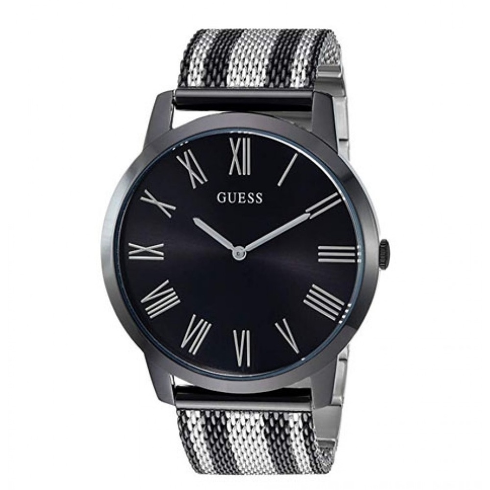 GUESS Two-Tone Stainless Steel Mesh Bracelet Watch